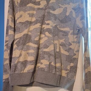 Gray Camo Women's Sweater